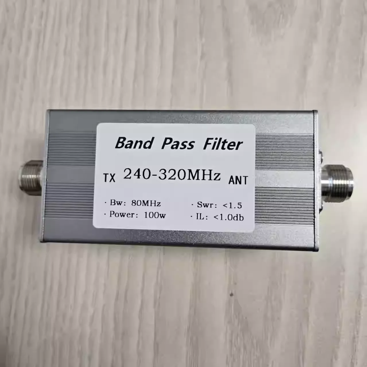 BPF-240-320M-100WN bandpass filter N mother seat 100w filters out clutter harmonics