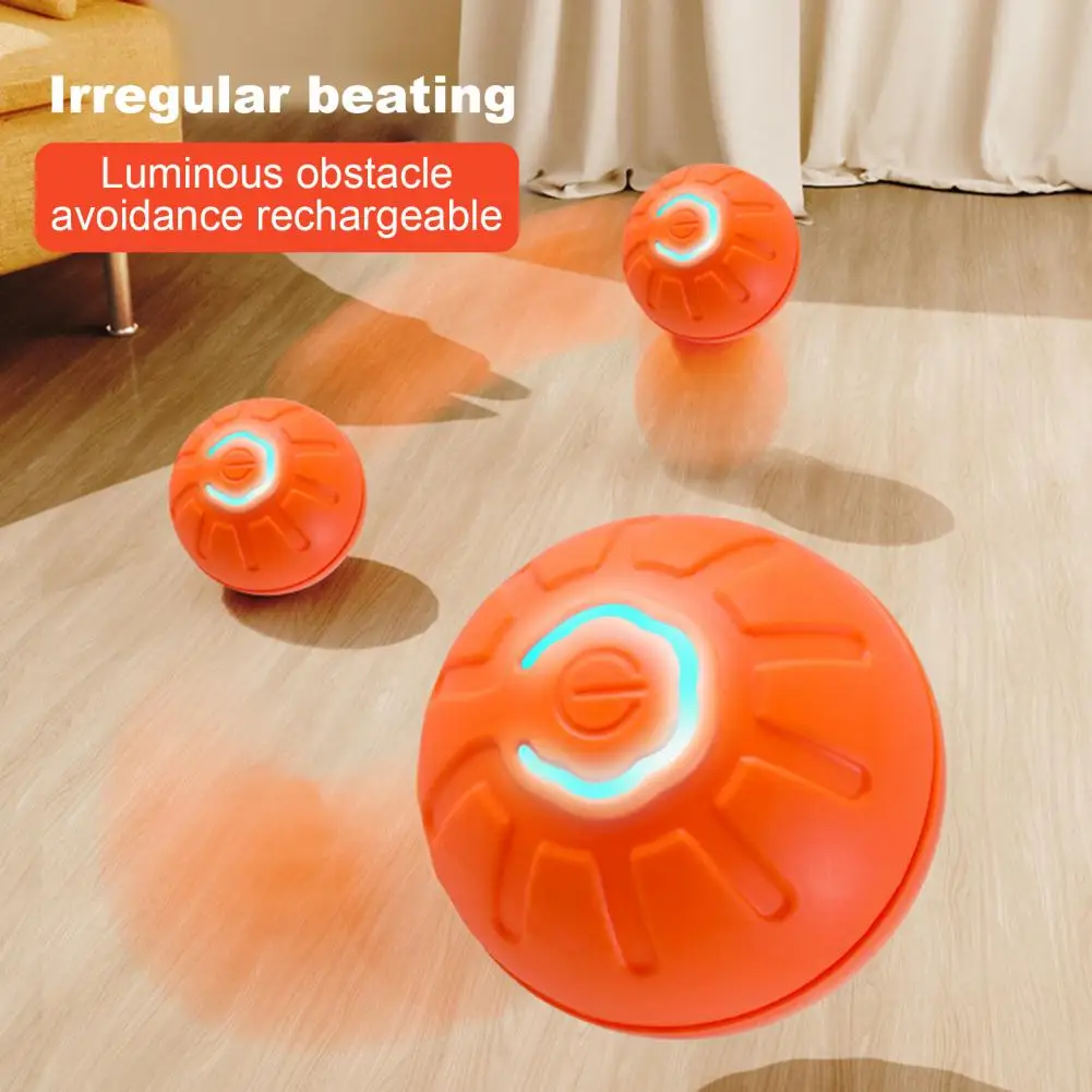 Unpredictable Movement Pet Toy Automatic Dog Toy Ball for Small Medium Dogs Motion-activated Rolling for Stimulating for Dogs