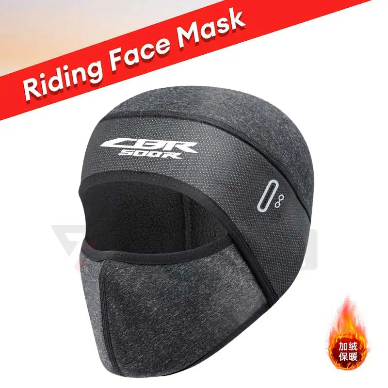 for HONDA CBR500R Thermal Motorcycle Riding Face Mask Balaclava Head Cover Ski Bicycle Motocycle Windproof Soft Warm Motorcycle