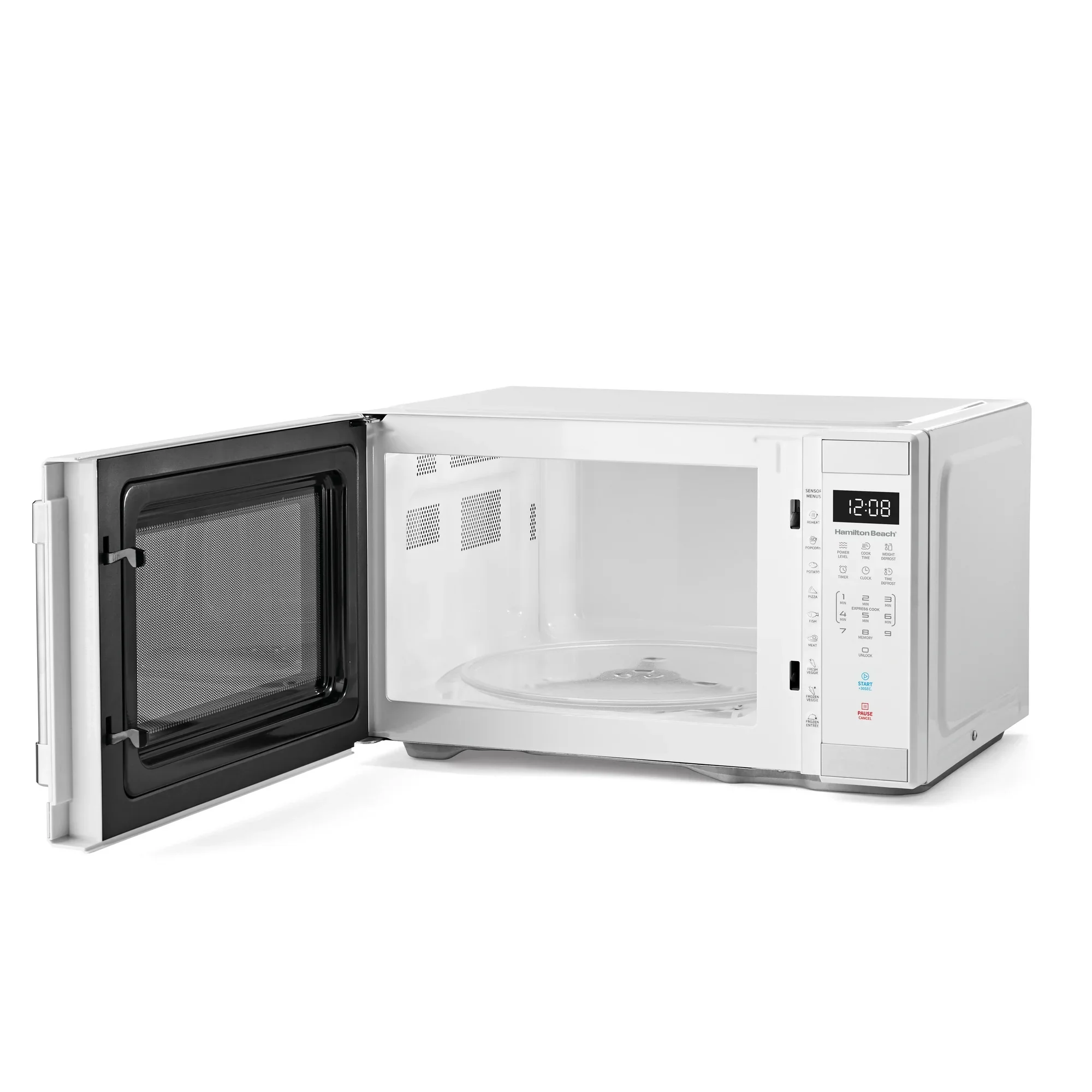 

Brand Hamilton Beach 1.1 cu ft Black Microwave Oven, Stainless Steel Countertop Model