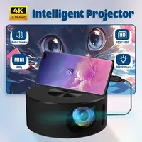 YT200 Smart Projector Auto Focus Android LED HD Projetor Supports Decoding 1080P Videos Home Cinema Outdoor Portable