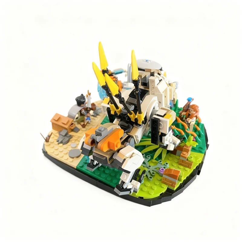 456pcs MOC Display Base Aloy Varl Vs Shell Walker Model Building Blocks Architecture DIY Creative Kids Brick Christmas Gift Toys