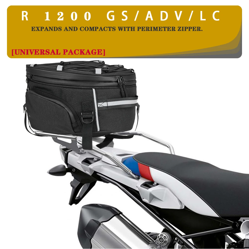 

NEW For BMW R1200GS R1250GS Adventure LC F850GS C400X R1200RT R1200R Motorcycle Bags Saddlebag Tailbag Tail Bag Top Bags