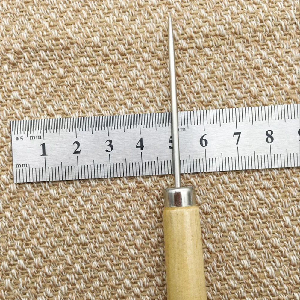 

50pcs Wooden Handle Sewing Awl Repair Kit For Carpets Canvas Upholstery Coats Tents Diy Stitching Tools Accessories Craft Tool