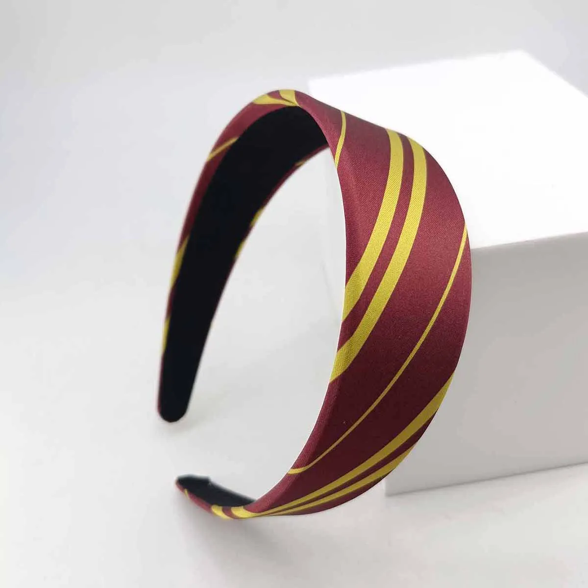 1/4 Stück Magisches College-Zauberer-Slytherin-Kostüm Cosplay-Stil Vintage Haarreif Gestreiftes Mädchen-Seiden-Stirnband Accessoires – Detail 10