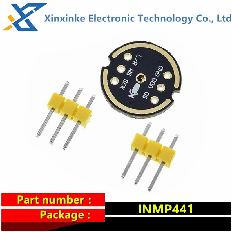 

INMP441 Omnidirectional Microphone Module I2S Interface MEMS High Precision Low Power Ultra Small Volume For ESP32