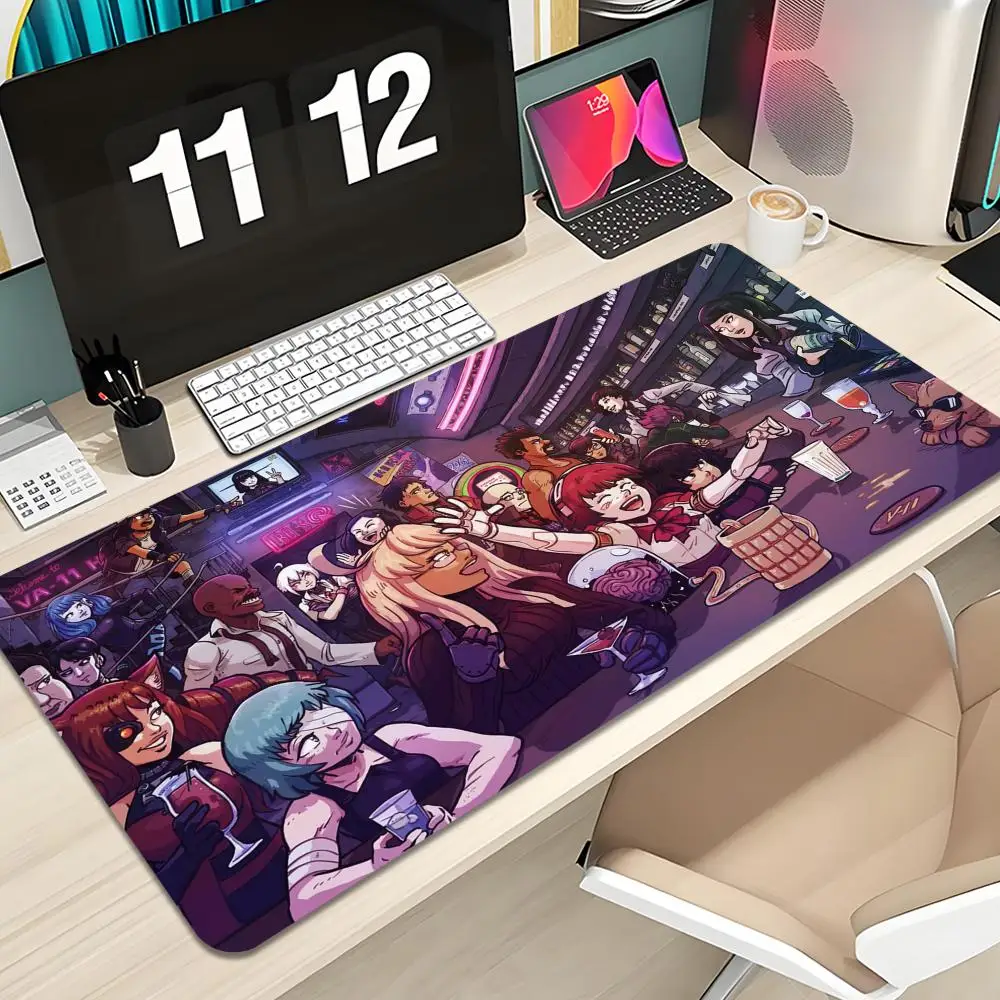 

game VA-11 Hall-A Mouse Pad Keyboard Mousepad large 1200X600 mm Desk Mat PC Gamer Office Carpet Home Table pad
