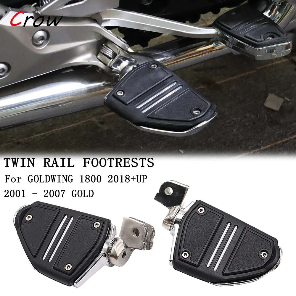 Twin Rail Floorboards Brake Pedal Cover Double Track Floor For Honda Gold Wing GL 1800 F6B GL1800 2018 2019 2020 2021 Motorcycle