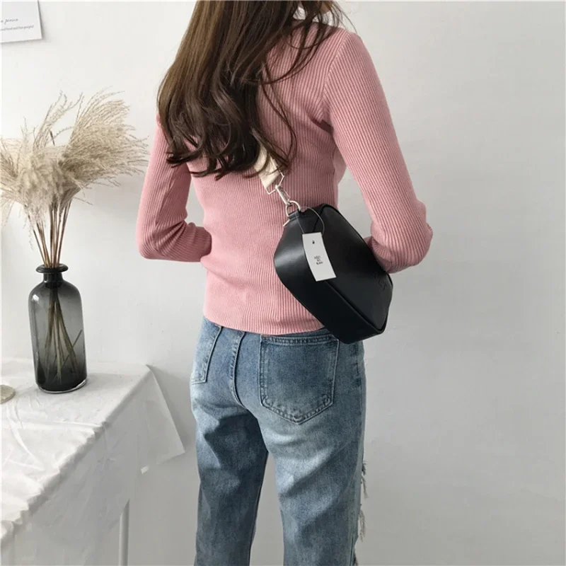 Sweater Women Pullover Slim O-neck Warm Sweaters Knitted Korean Jumper Fashion Women Clothes Pull Femme Poleras Sueter