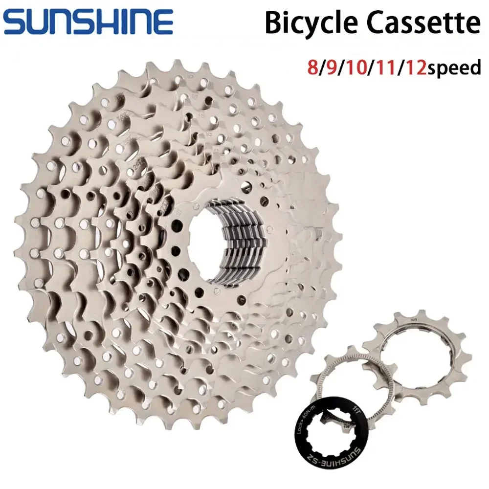 Road Bike Cassette 8 9 10 11 12 Speed 11-23T/25T/28T/30T/32T/34T/36T K7 Sprocket Bicycle Flywheel for Shimano HG Hub