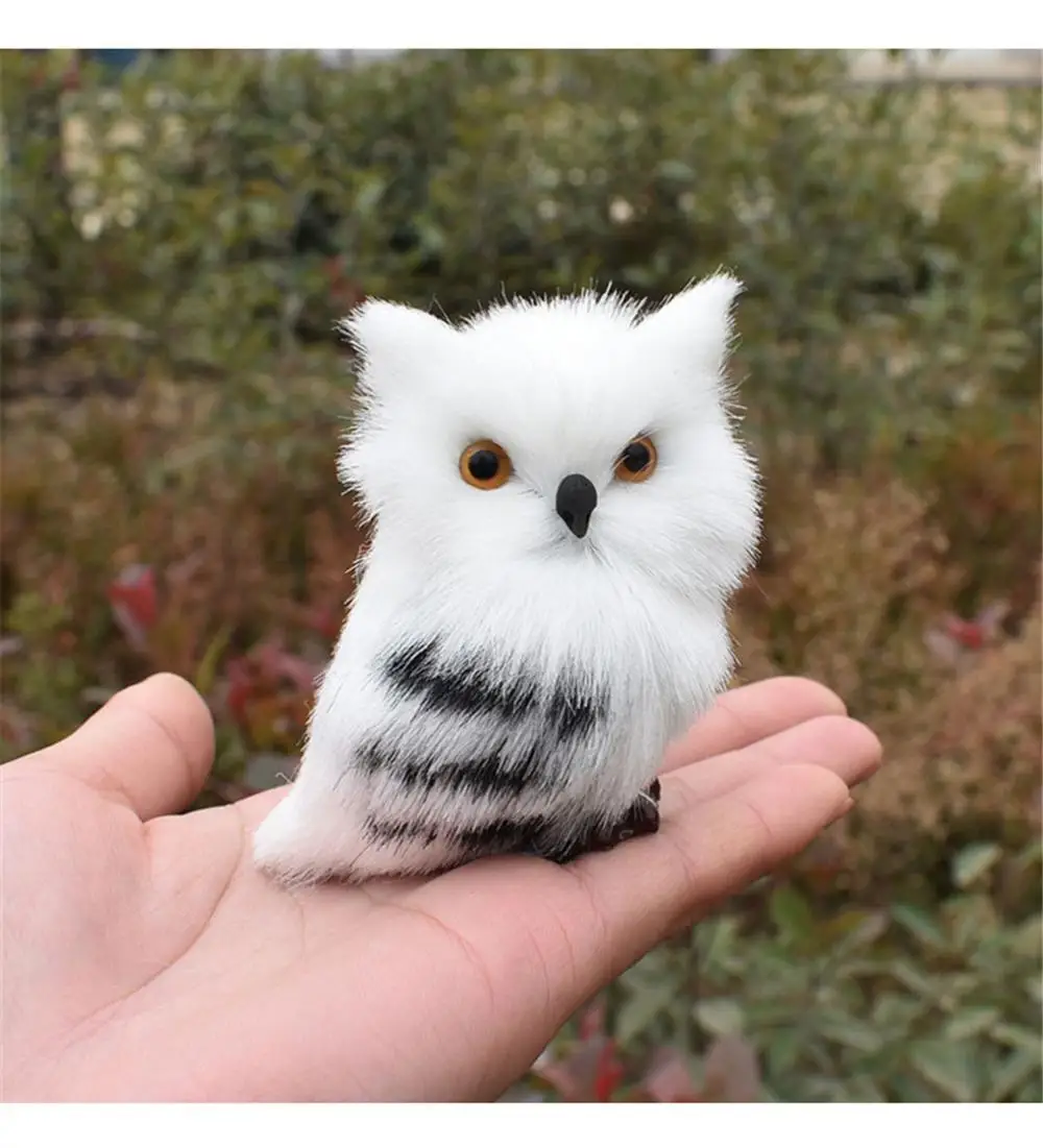 Simulation Owl Animal Model Handicraft Garden Decoration Creative Ornaments Photography Props Garden Decorative Ornaments