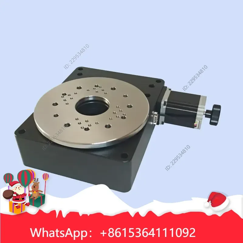 1pc High Precision Electric Rotary Table for 360 Degree Multi Station Indexing Hollow Compatible For Model，practical use