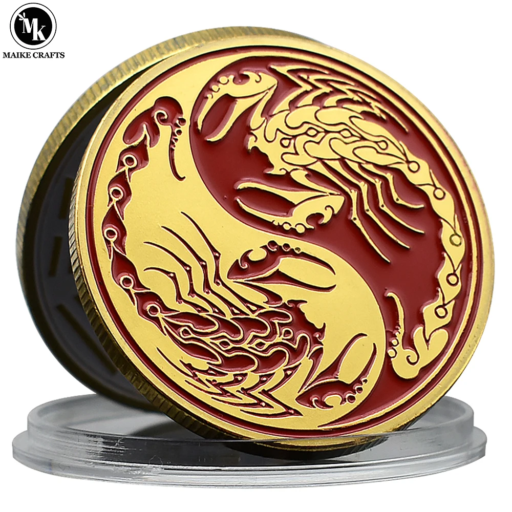 

Китайская монета Tai Chi Scorpion olevo