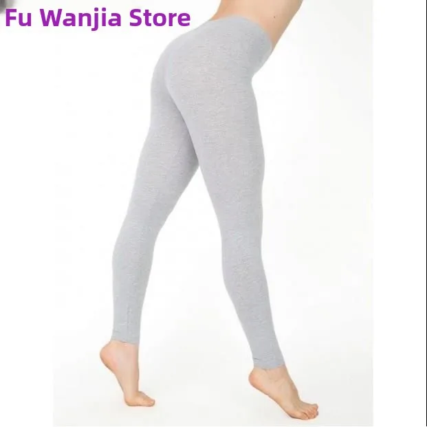 Low Waist Slim Cotton Leggings for Women  Base Layer Pants Comfortable Fit Bot Spring Faion Ladies' Clothing