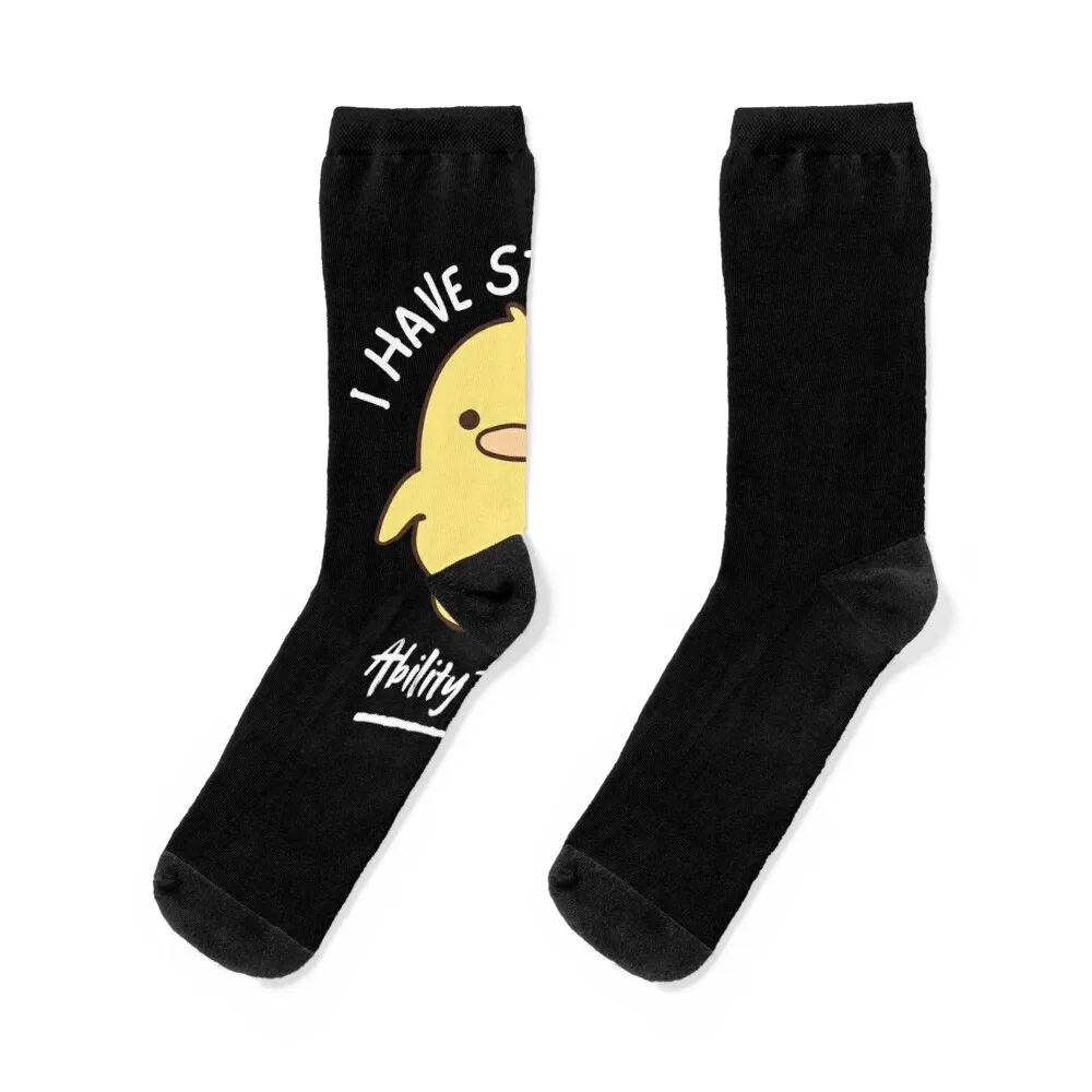 

Funny I Have Stability-Ability To Stab Socks heated Stockings fashionable moving stockings Socks Women Men's