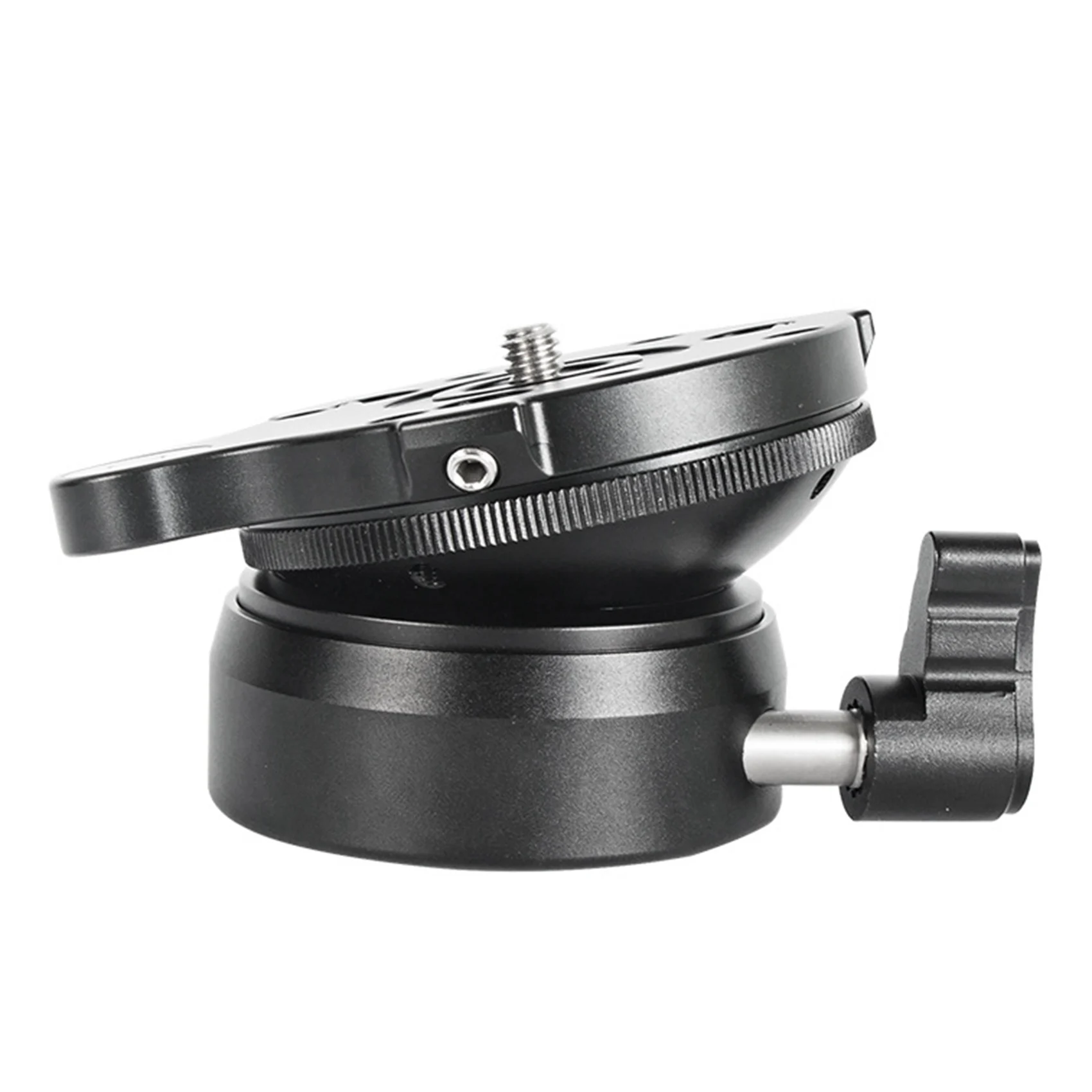 DY-60N Tripod Head Leveling Base Adjusting Plate with Bubble Level for DSLR Camera