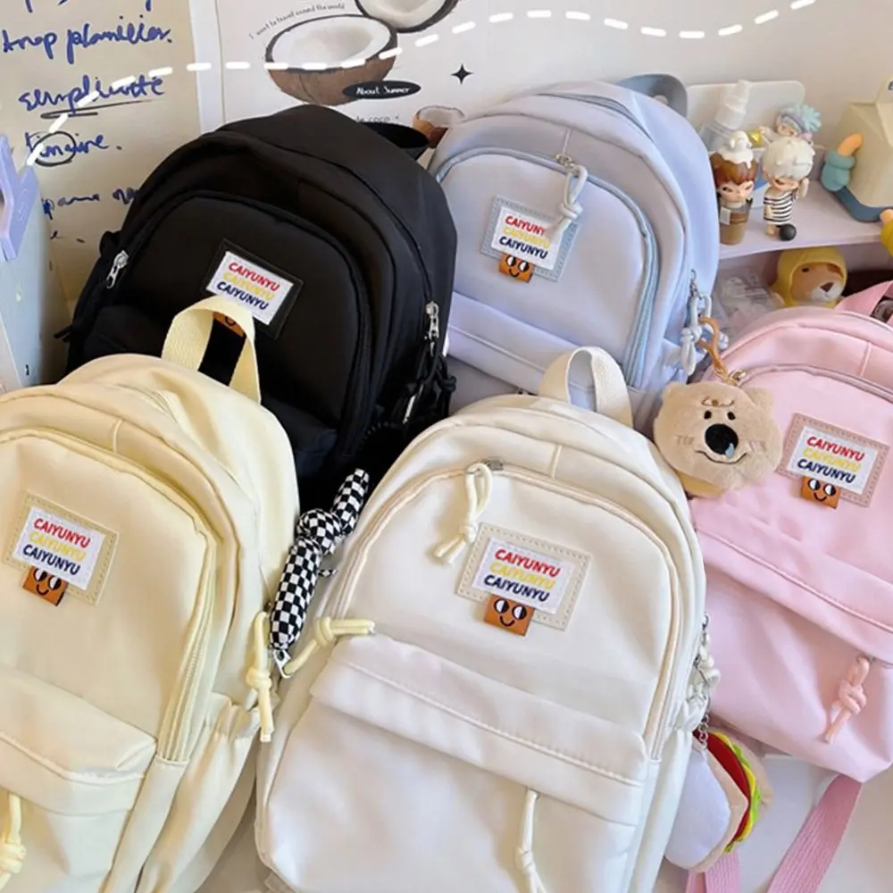 Neue Große Kapazität Frauen Rucksack Tragbare Leichte Reise Schulter Tasche Mama Rucksack Zipper Schulranzen Student Rucksäcke