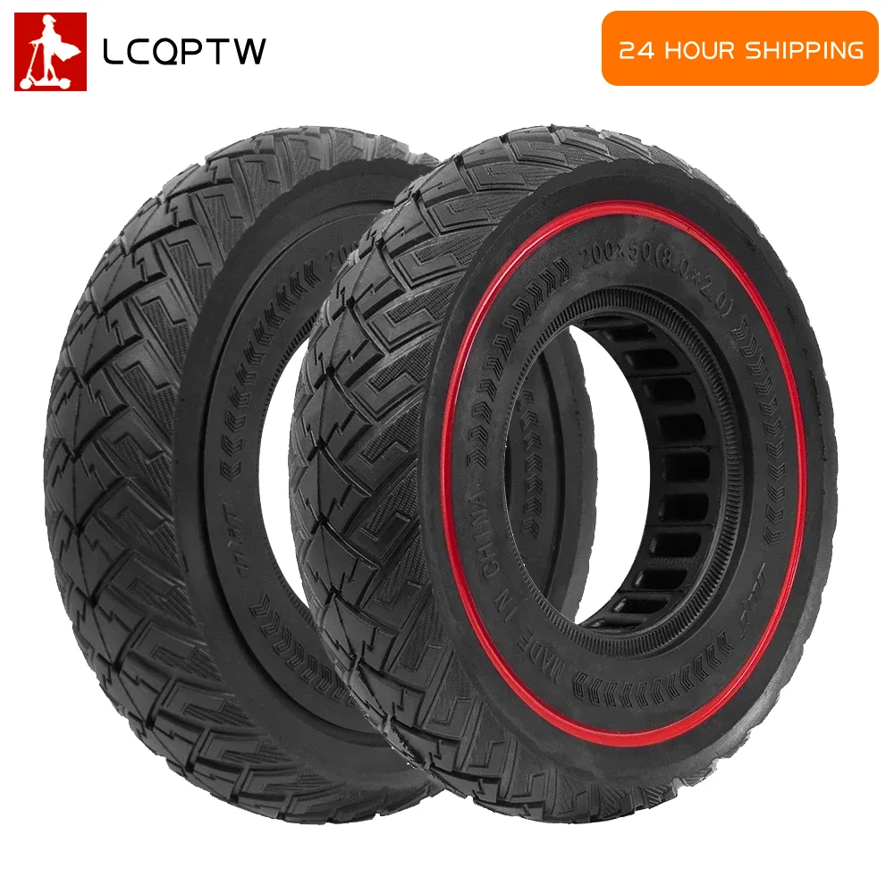 8Inch Electric Scooter Honeycomb Tyre for Razor E100 E150 E175 E200 ESpark EPunk Crazy Cart 8x2 Explosion-proof Tyre 200*50