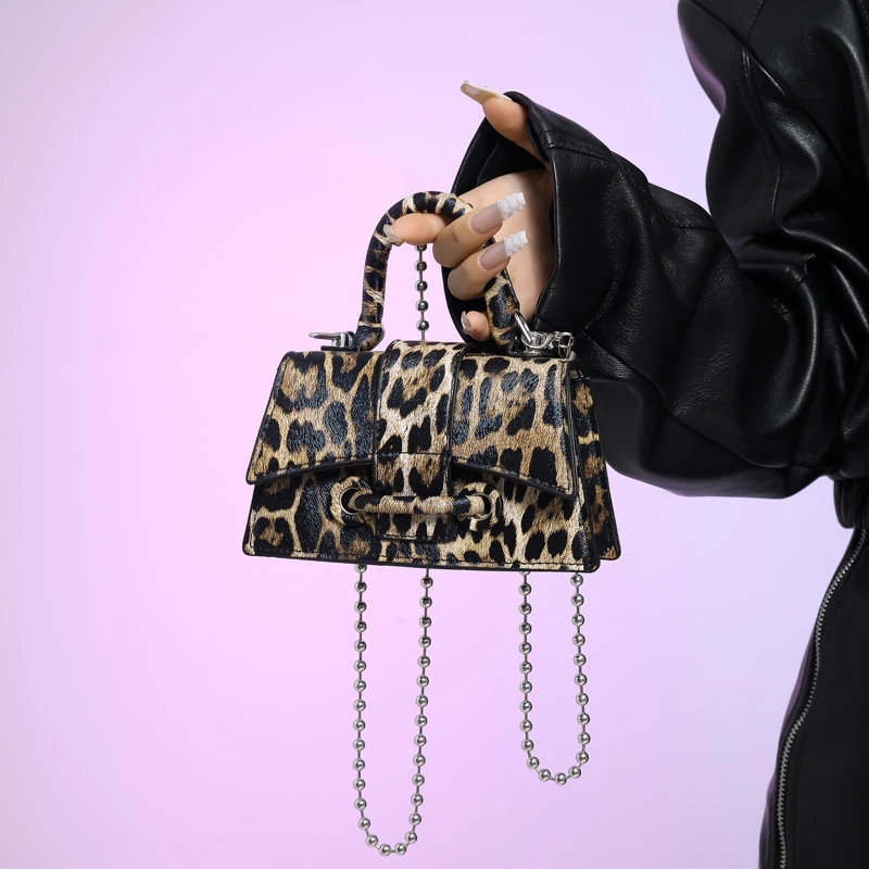 Mini Leopard Bag Evening Clutch Crossbody Sling Purse Chic Women\'s Shoulder Bag Elegant Square Bag Luxury Designer Brand