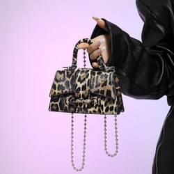 Mini Leopard Bag Evening Clutch Crossbody Sling Purse Chic Women's Shoulder Bag Elegant Square Bag Luxury Designer Brand