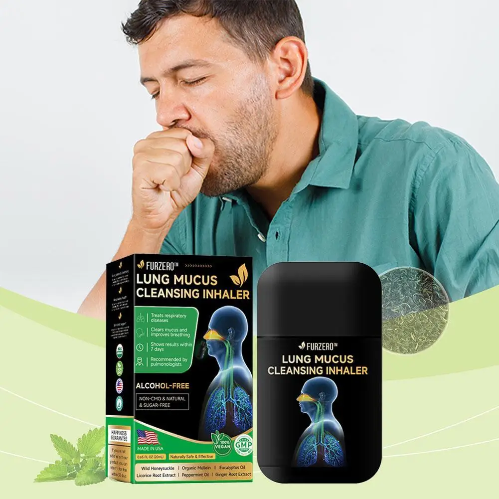 

1pc Lung Mucus Cleaning Inhaler Sleep Apnea Inhaler Liver Health Nasal Inhaler Lung Cleanse Relief Discomfortion Nose HealthCare