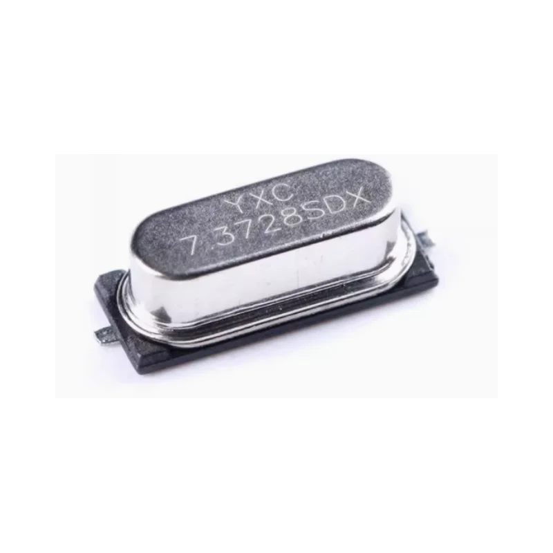 

Surface mount passive crystal oscillator HC-49 SMD 7.3728 MHz ±20 ppm 20PF X49SM73728MSD2SC