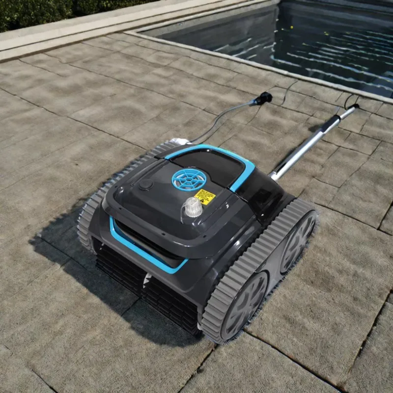 

Wireless Swimming Pool Cleaning Robot Can Clean the Pool Wall Fully Automatic Cleaning