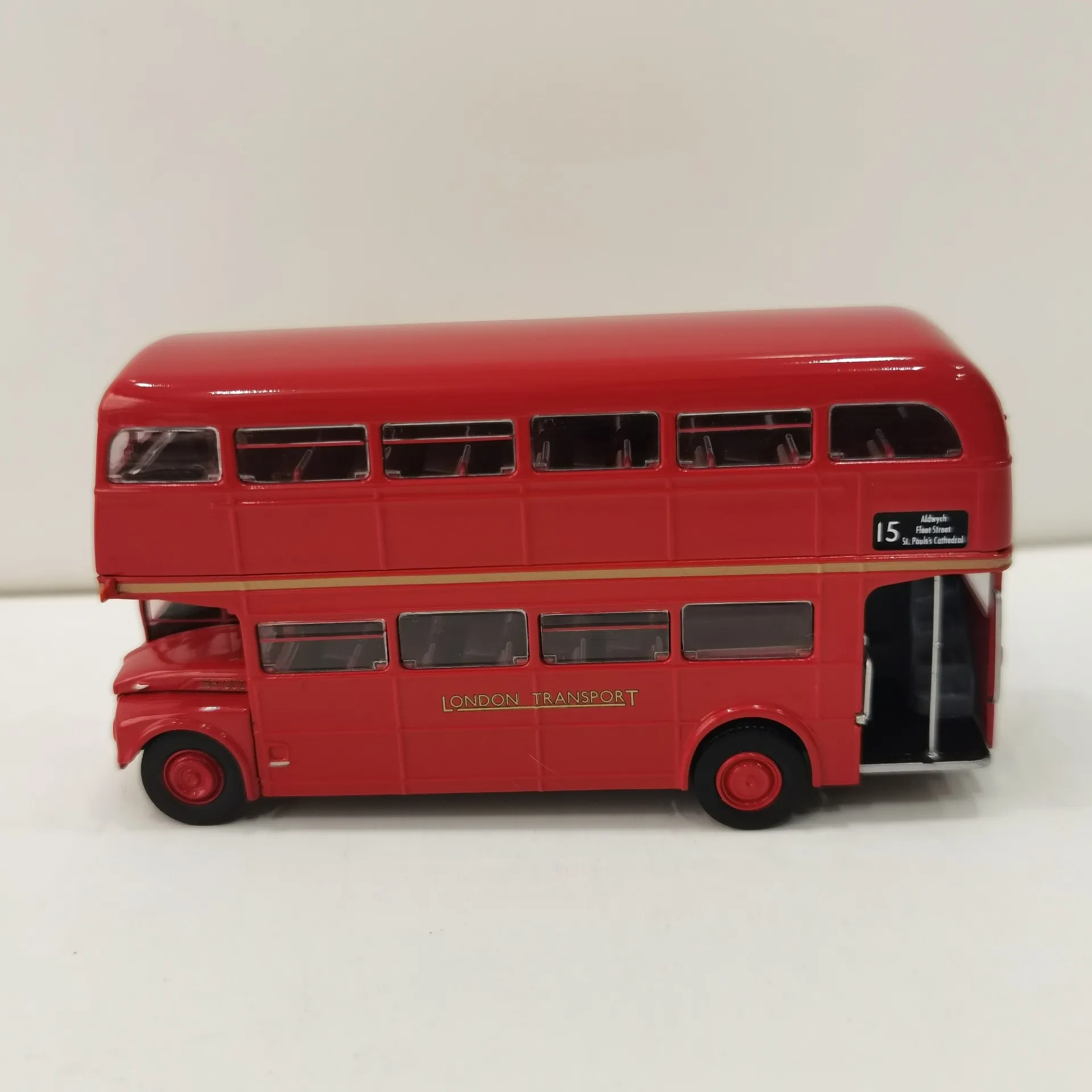 BREKINA 1/87 Scale HO AEC ROUTEMASTER London Double-decker Bus 31 Plastics Car Model