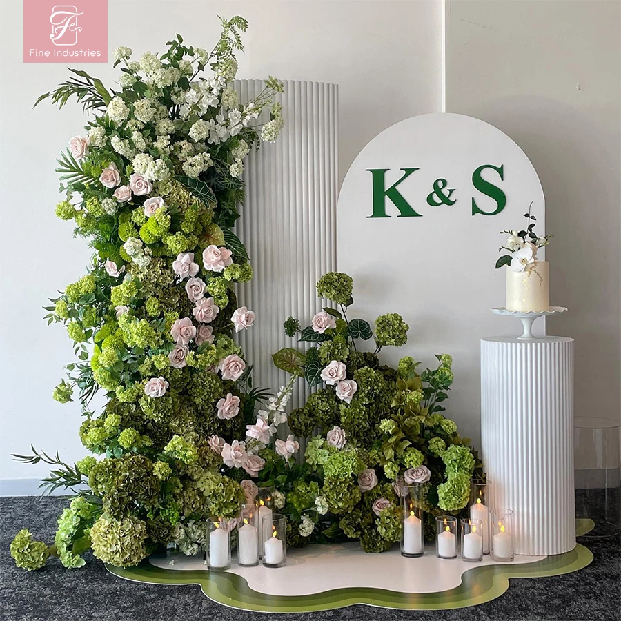 

Artificial Flower Arch Backdrop Stand Party Decoration Wedding Flower Arch Decor