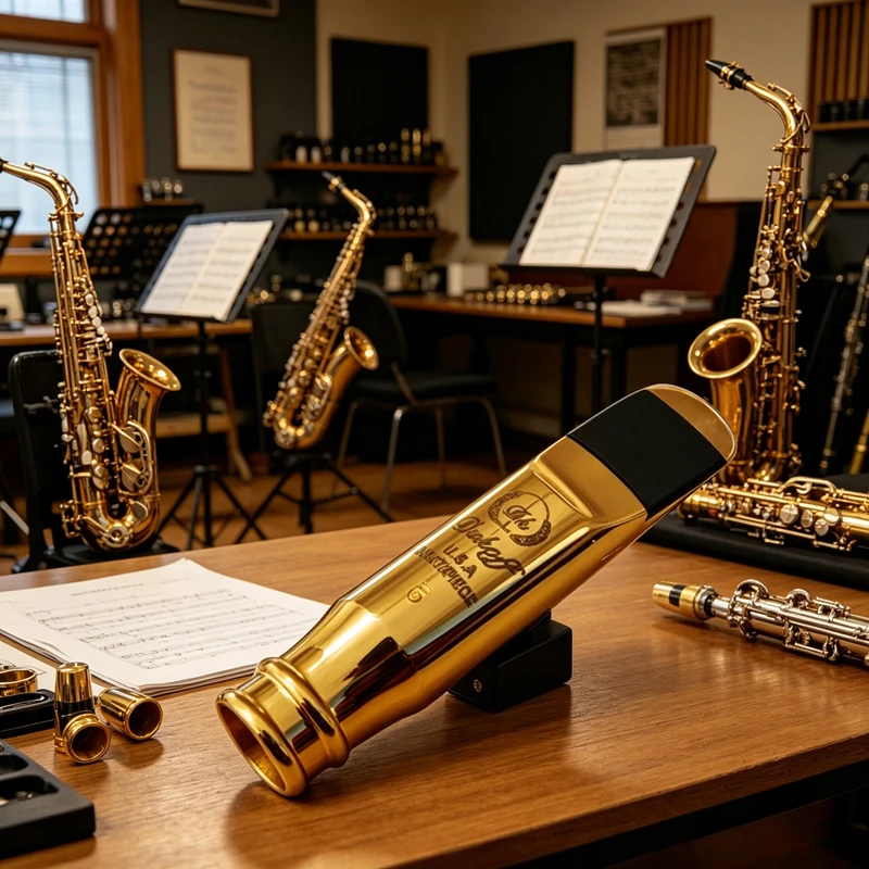Boquilha de saxofone de metal mais vendida, recém-lançada, modelo 5678, para saxofones tenor, soprano, alto e barítono.