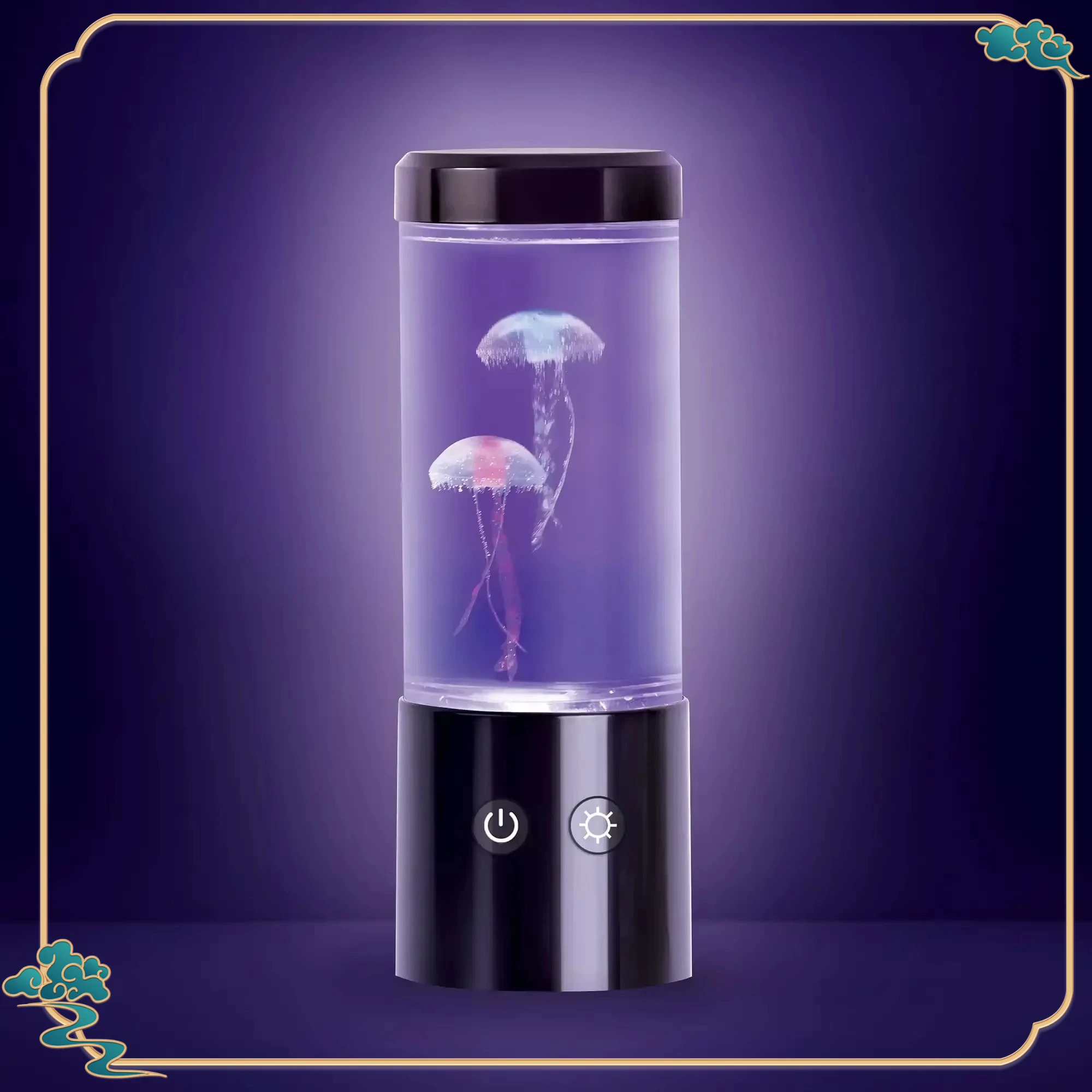 

Ночник в виде медузы с датчиком движения, многоцветные светодиоды с питанием от USB, простой переключатель режима для декора детской комнаты