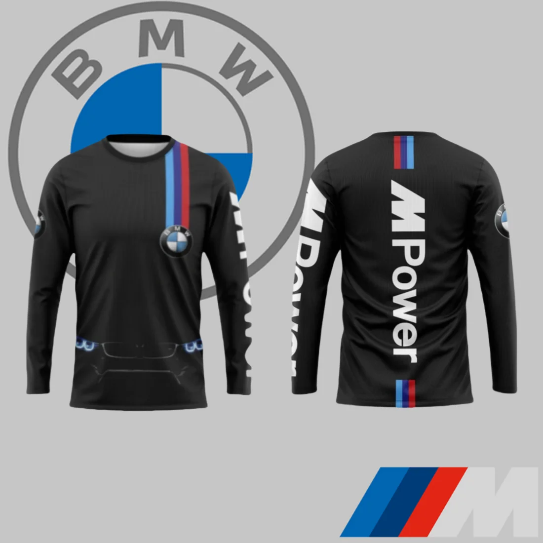 

2025 New BMW Men's Quick-drying Long-sleeved High-end Luxury Car Sports Brand T-shirt Comfortable Casual Off-road Motorcycle Top