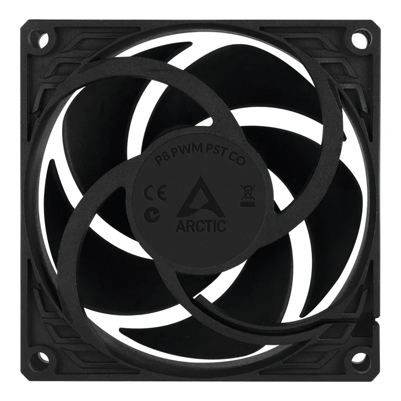 ARCTIC P8 PWM PST CO 80mm Case Fan,PWM Sharing Technology(PST),Dual Ball Bearing for Continuous Operation,Fan Speed:200–3000 rpm