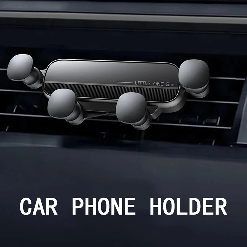 Universal Gravity Car Phone Holder Car Mobile Phone Stand Air Vent Cell Phone GPS Bracket For iPhone Huawei Realme OnePlus Oppo