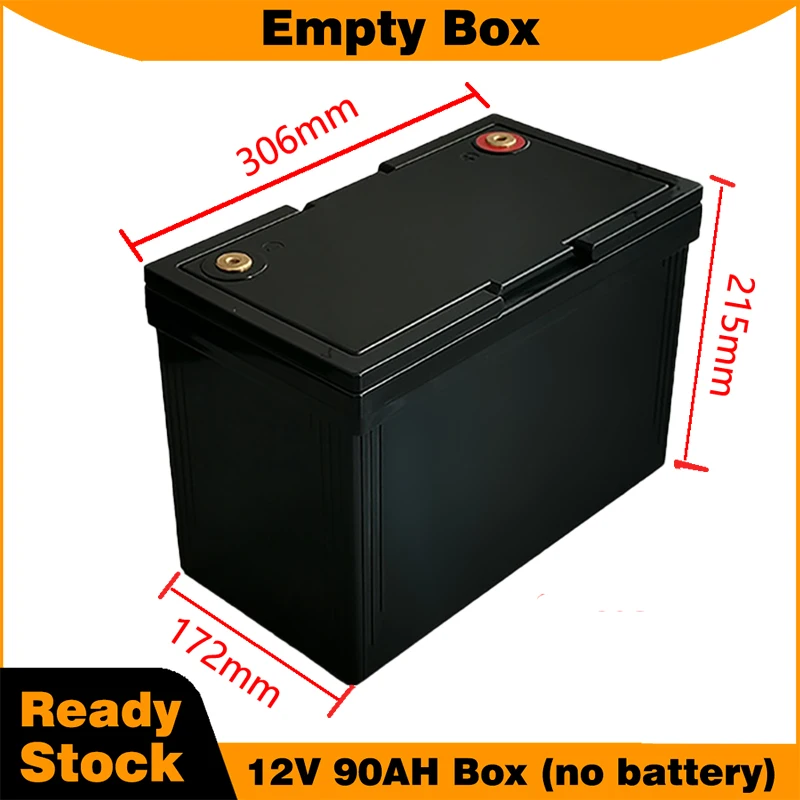 

Пустой аккумуляторный ящик 12 В 90 Ач для аккумулятора 32650 LiFePO4 коробка для хранения солнечной системы 12,8 В литий-ионный без аккумулятора