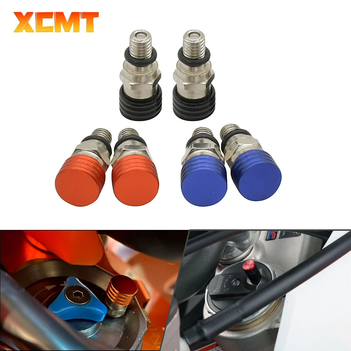 

M5x0.8 Bleed Waterproof Front Fork Bleeder Relief Valve Fork Relief Valve Fit CRF YZF KXF RMZ Fork Bleed Valve Stainless Steel