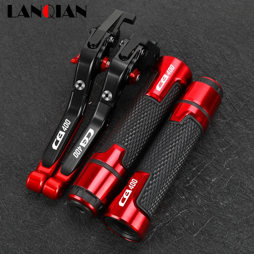 

FOR HONDA CB400 CB400SF 1992-1998 Motorcycle Folding Extendable Adjustable Brake Clutch Levers Handlebar Hand Grips Ends