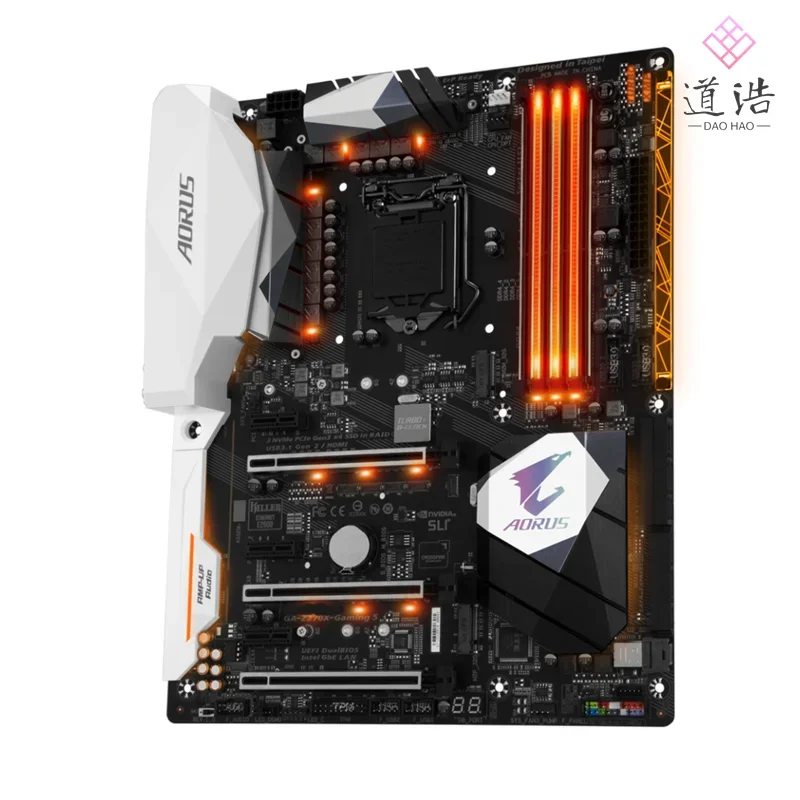 For GA-Z270X-GAMING 5 Motherboard 64GB HDMI M.2 LGA 1151 DDR4 ATX Z270 Mainboard 100% Tested Fully Work