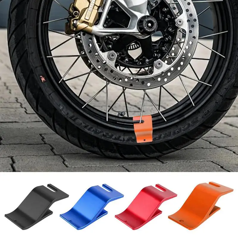 Motorcycle Tire Bead Bracket Aluminum Tire Bead Assistance Tool Holder Hook No Pinch Tire Tool Portable Off-Road Dirtbike Tire