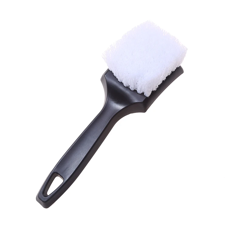 Brosse de nettoyage pour pneus, brosse à poils durs, brosse de détail de voiture, brosse de nettoyage multifonctionnelle pour tapis de pieds de roue, brosse de nettoyage en tissu