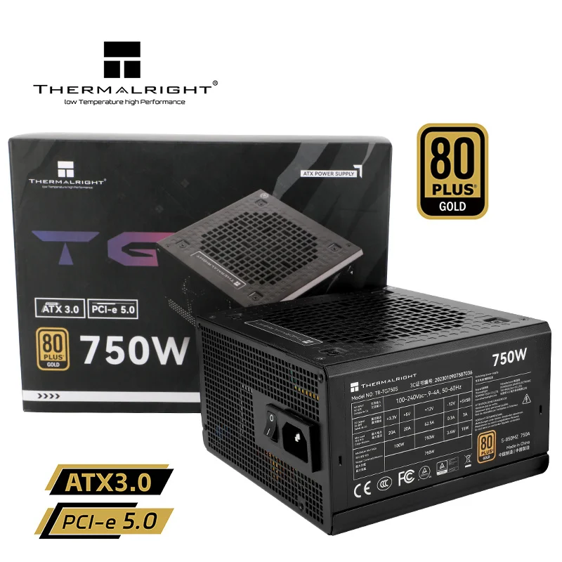 

Thermalright TR-TG750S 500W 550W 650W Gold 750W Full Module 850W Computer Chassis 1000W White 1200 Host Power ATX