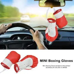 1 Pair Mini Boxing Glove Pendants Realistic Mini Boxing Gloves Waterproof Car Interior Boxing Gloves Hanging Decoration