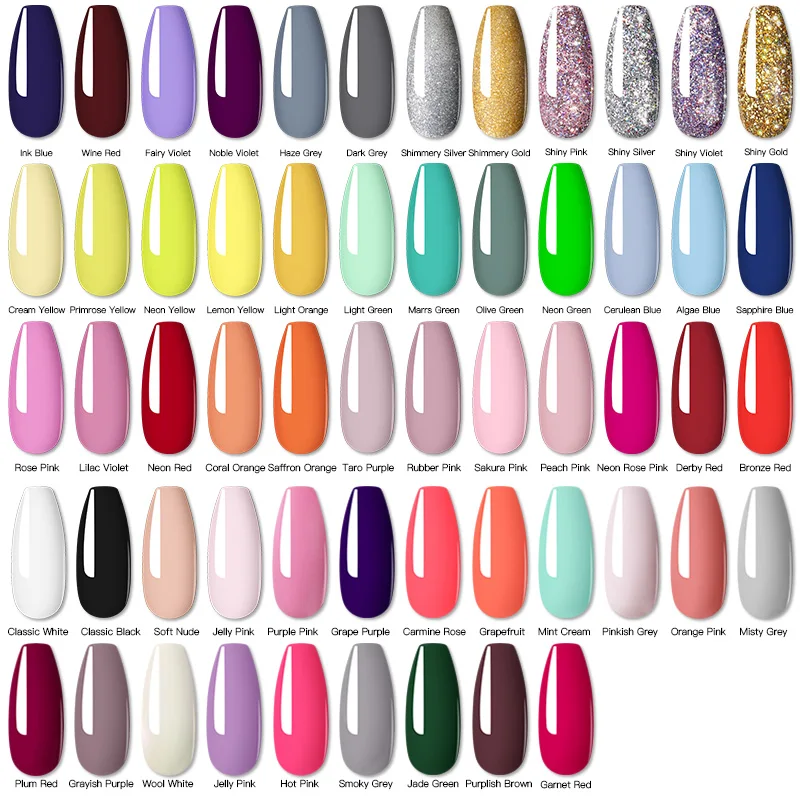 ROSALIND Nail Gel Polish Set Fast Delivery Lamp Gel Tools Kit For Nails Art UV Lamp Semi Permanent Vanish Set With Base Top Coat