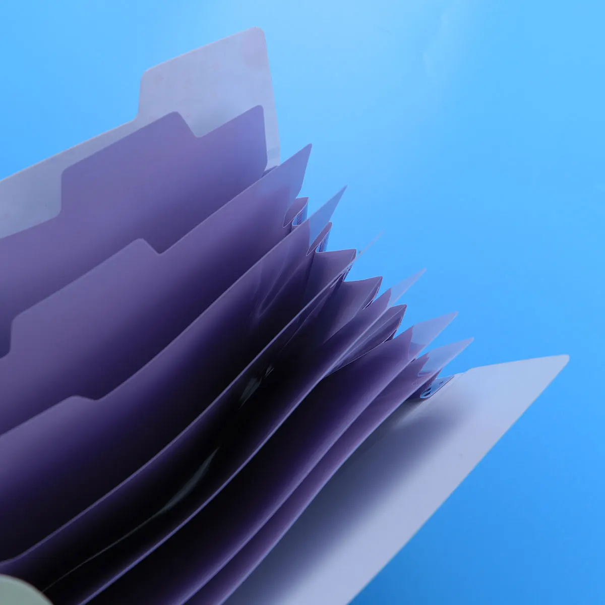 

8-Pocket Plastic Folder A4 Letter Size Snap Closure Accordion Folder Floral Printing Document Holder Foldable