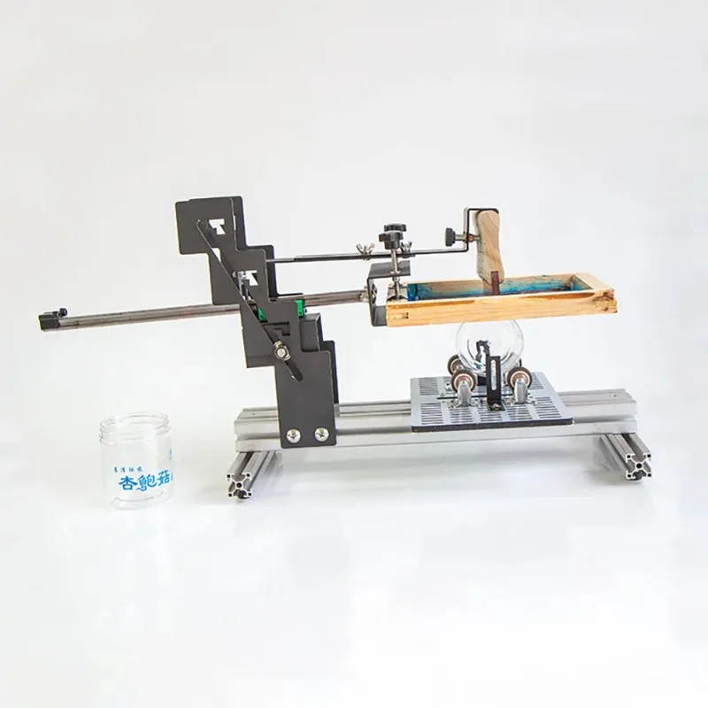 Manual Curved Surface Screen Printing Machine for Cylindrical Objects (Cups/Bottles/Tubes) - Adjustable for Φ1.3-27CM