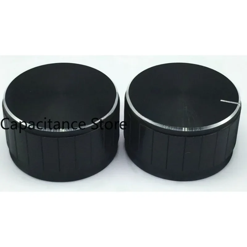 

5PCS Outer aluminum inner plastic knob 30 * 17, diameter 30mm, height 17mm, hole 6mm, volume adjustment