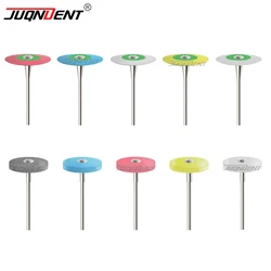 Dental Polishing Discs Rubber Diamond Polisher Wheel Disc For Porcelain Zirconia Restorations Polishing Dentistry Materials