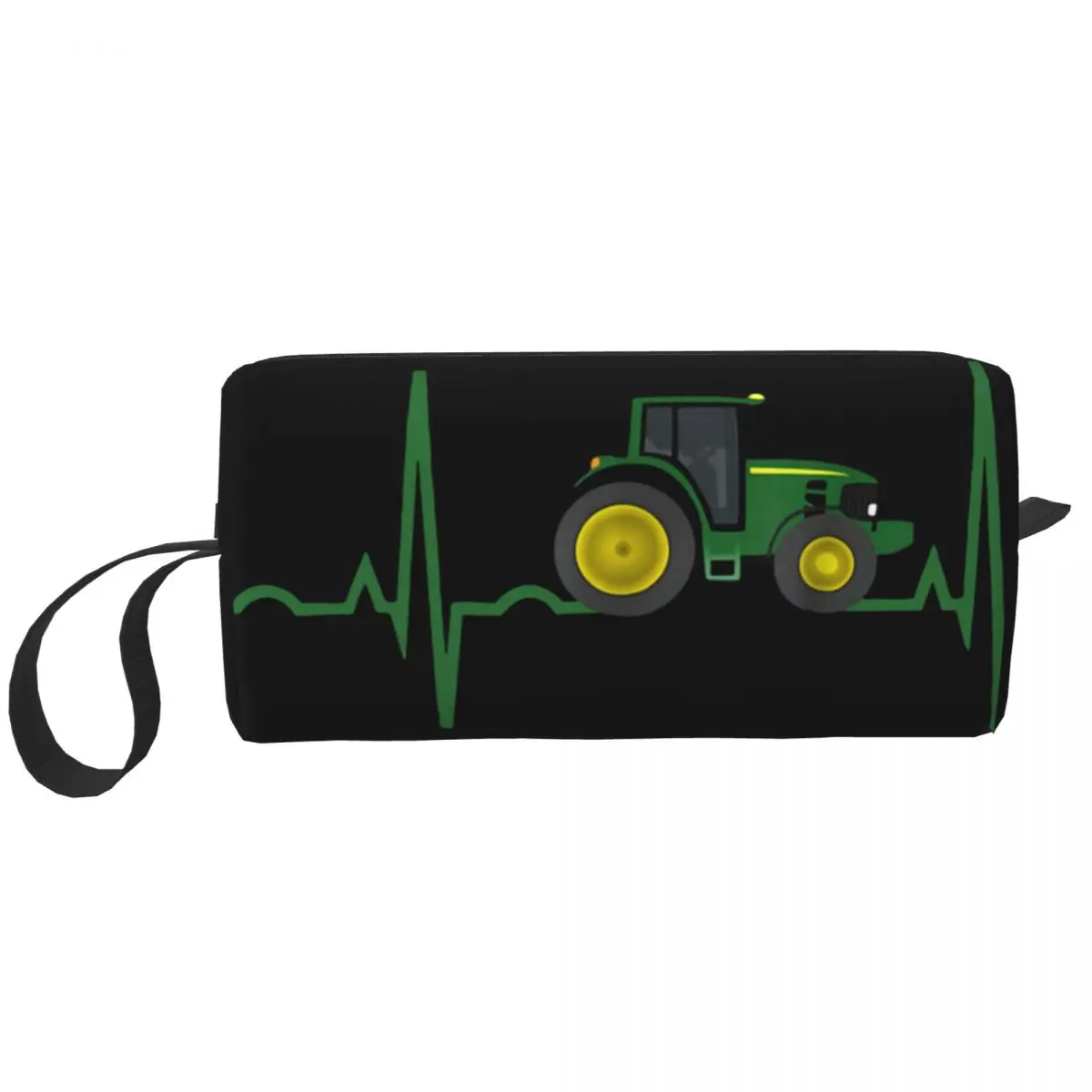 Tractor Heartbeat Makeup Bag Women Travel Cosmetic Organizer Fashion Storage Toiletry Bags