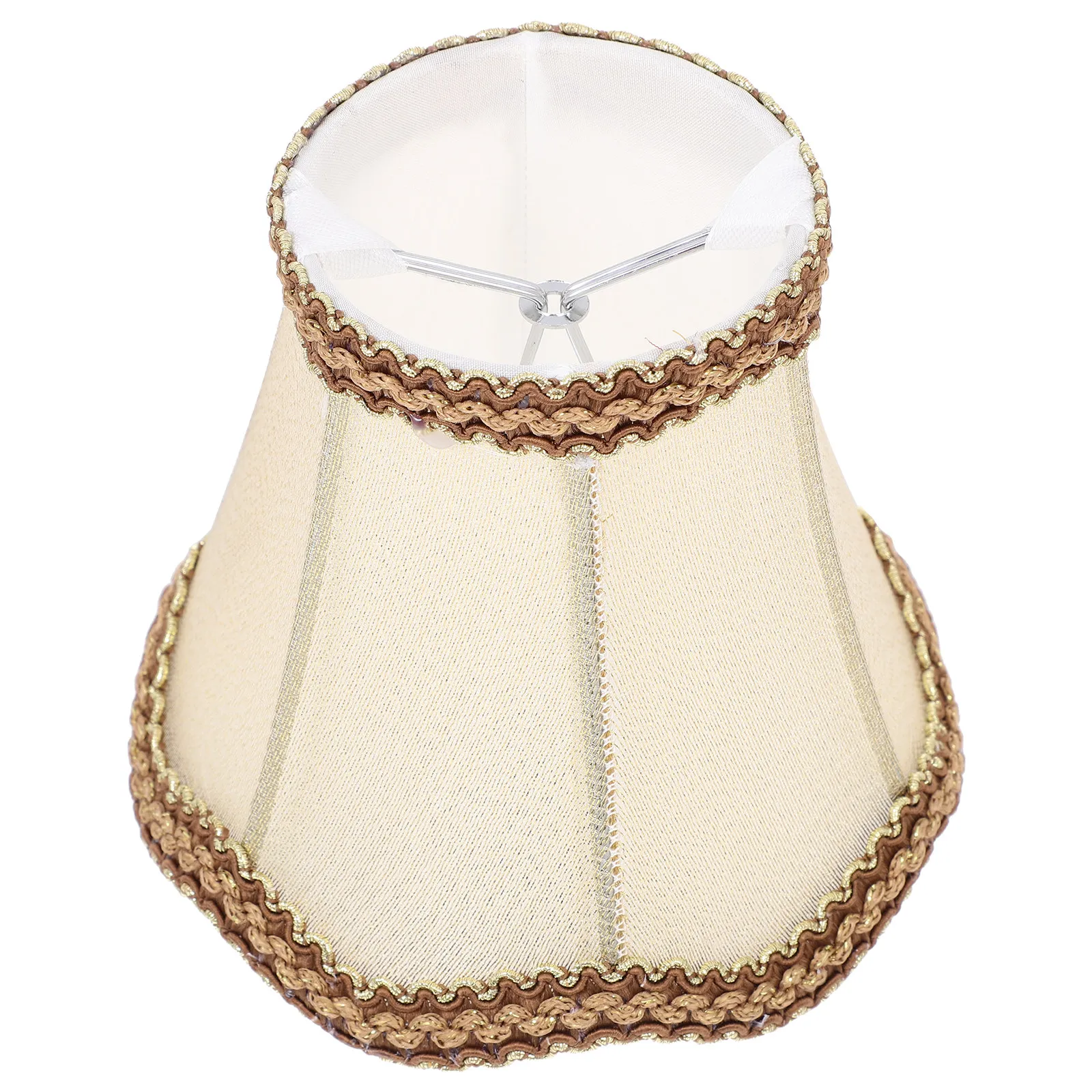 

Волнистый тканевый абажур: Простой, прочный, яркий, уютный, защищающий глаза, декоративный элемент для лампы