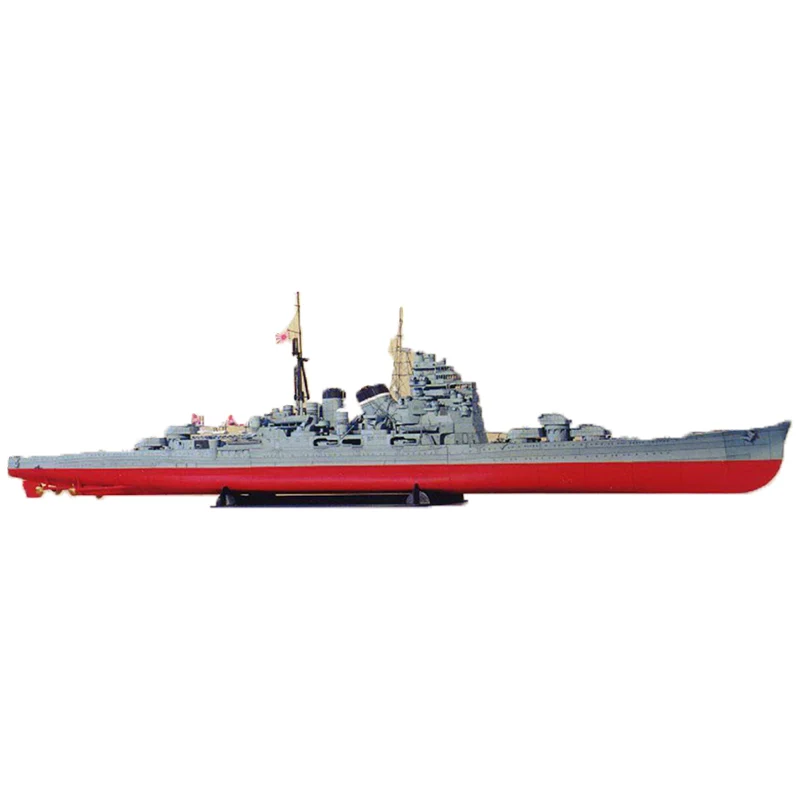 1:250 Kaohsiung Heavy Cruiser Takao Warship Paper Model Handmade DIY Model Ship Paper Assemble Hand Work Puzzle Game Aldult Toy